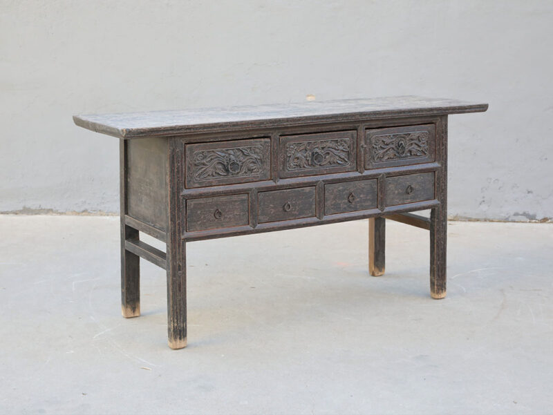 Wall table 7 drawers
