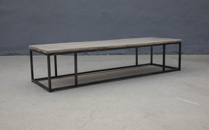Coffee table iron frame