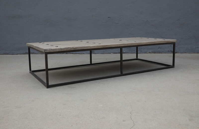 Coffee table iron frame