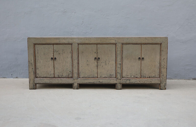 Dressoir hoogglans groen