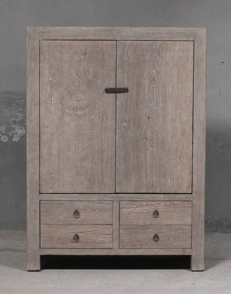 Cabinet 2 doors 4 drawers
