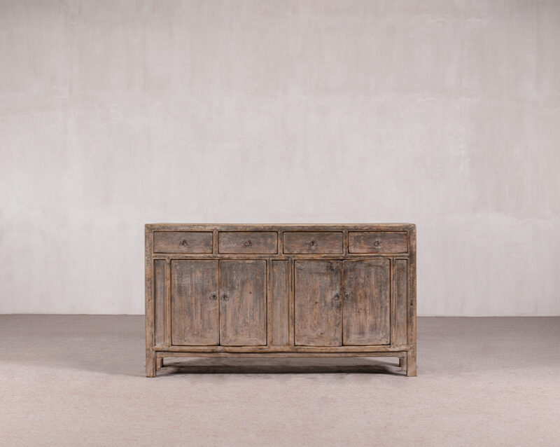 Sideboard 4 doors 4 drawers natural