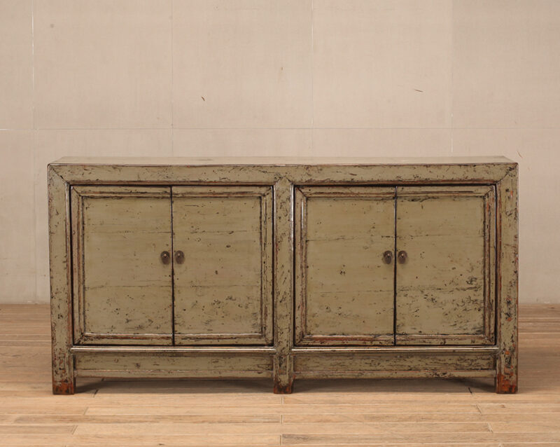 High gloss green sideboard