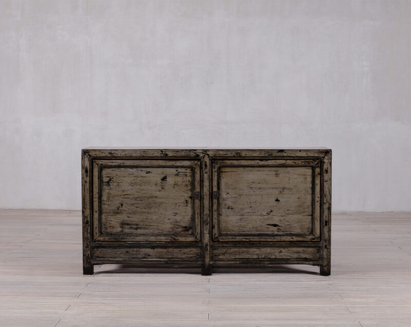 Hoogglans groen dressoir 2 deuren
