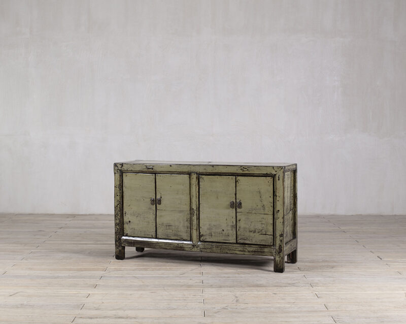 High gloss green sideboard