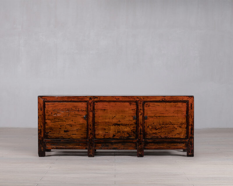 Hoogglans dressoir oranje