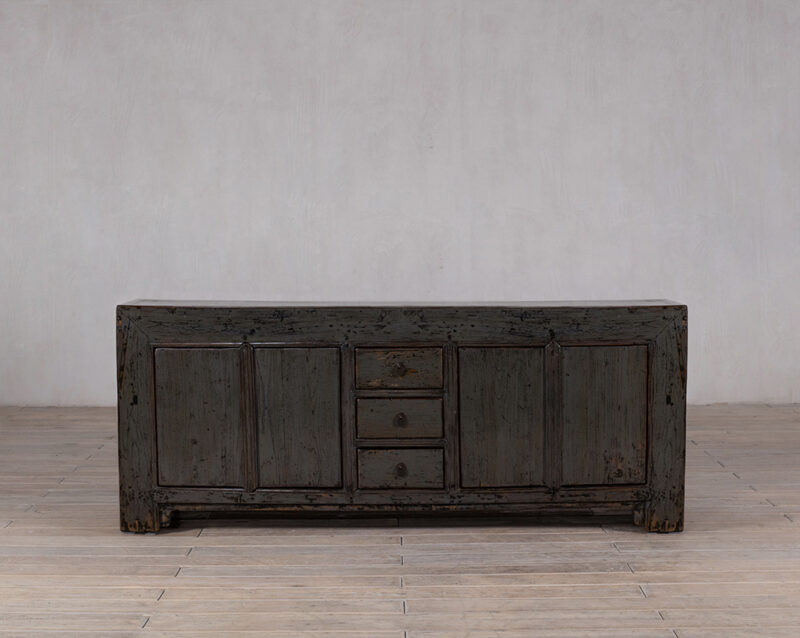 Hoogglans groen dressoir