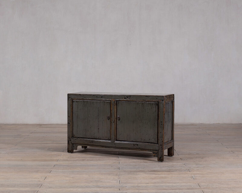 High gloss green sideboard 2 doors