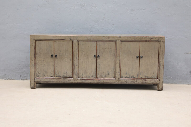 Hoogglans groen dressoir
