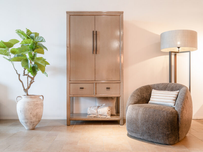 Wandkast Lacquer Light Taupe