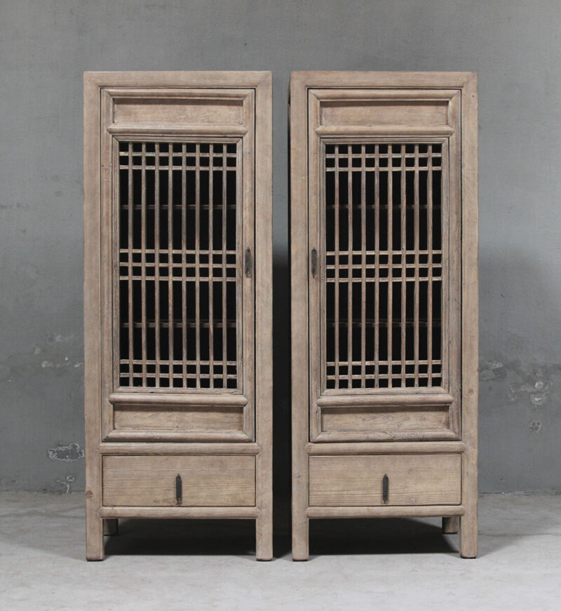 Kast vintage deuren set
