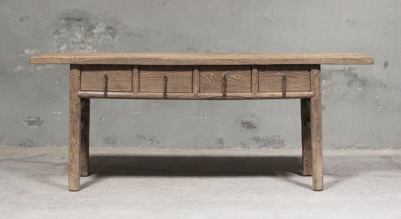 Vintage wandtafel 4 lades