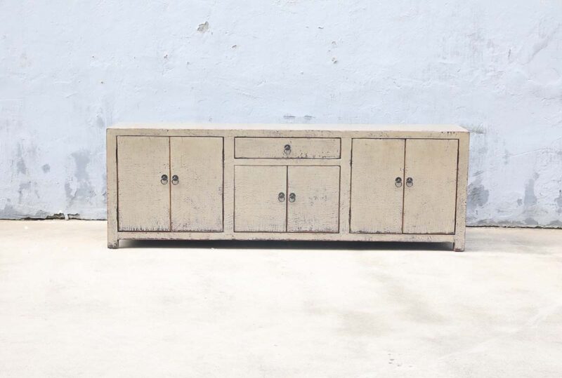 Green TV cabinet