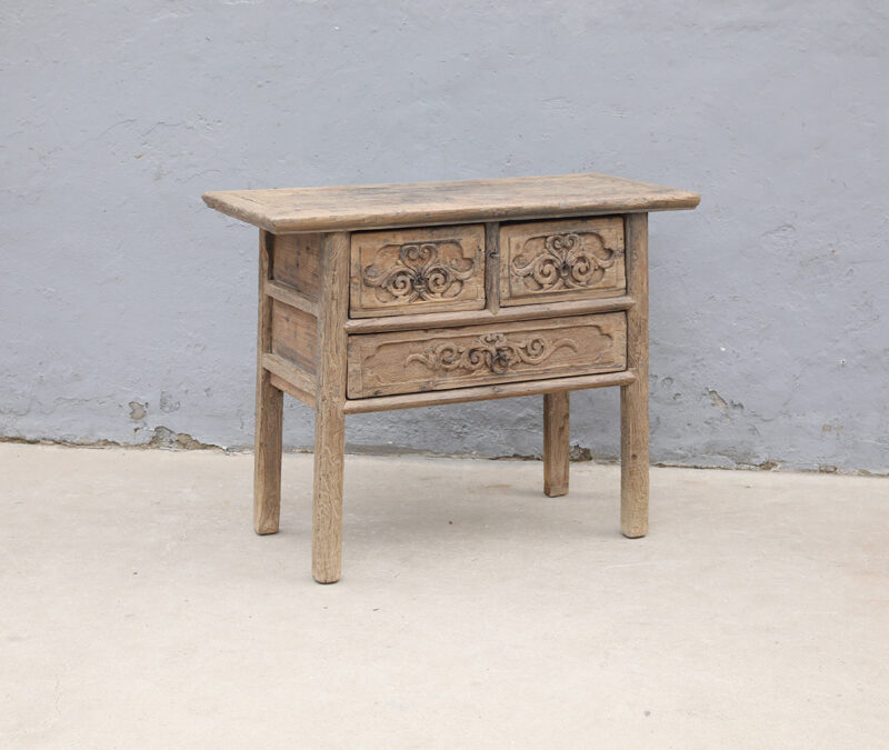 Vintage wall table 3 drawers