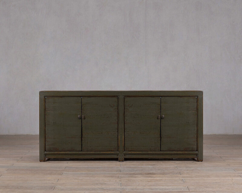 Dressoir hoogglans groen