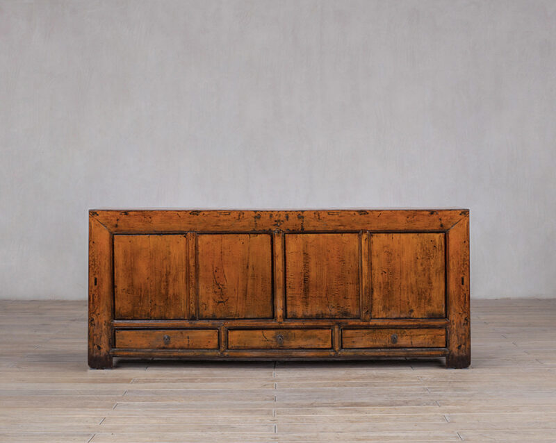 Vintage dressoir oranje