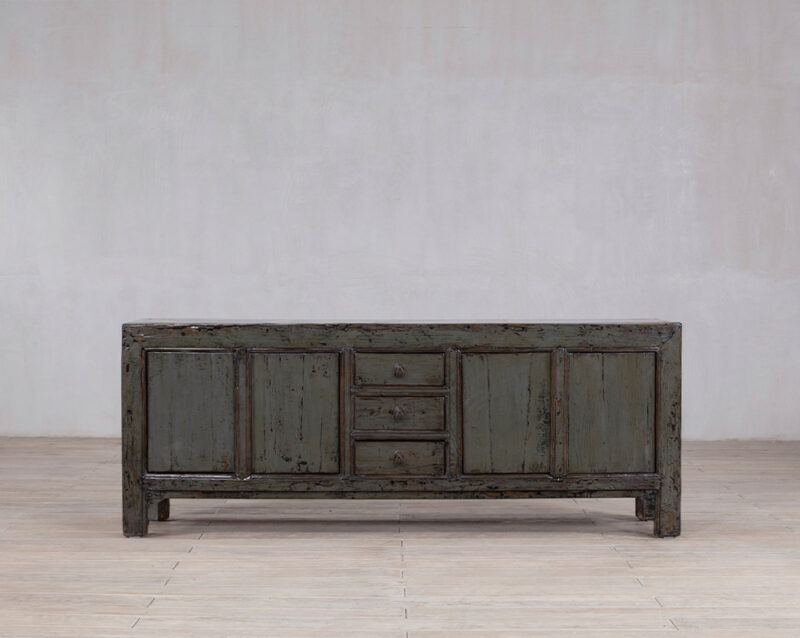 Vintage dressoir groen