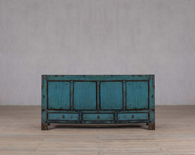 Vintage dressoir blauw