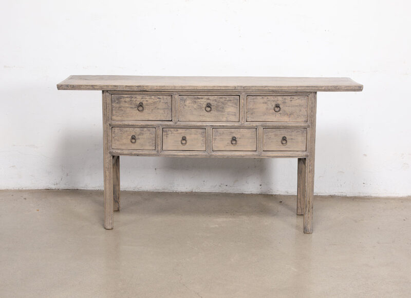 Vintage wall table drawers