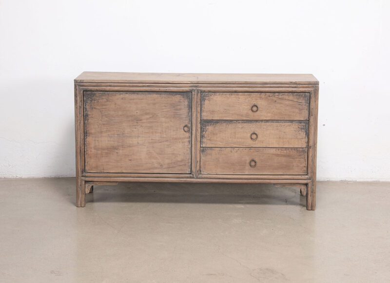 Vintage walnoten dressoir