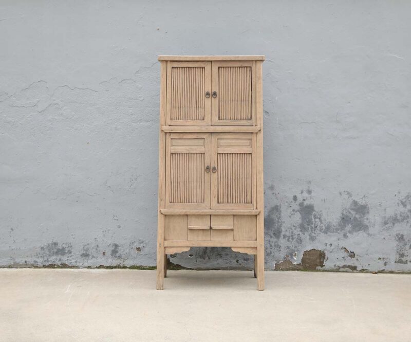 Vintage bamboo kast