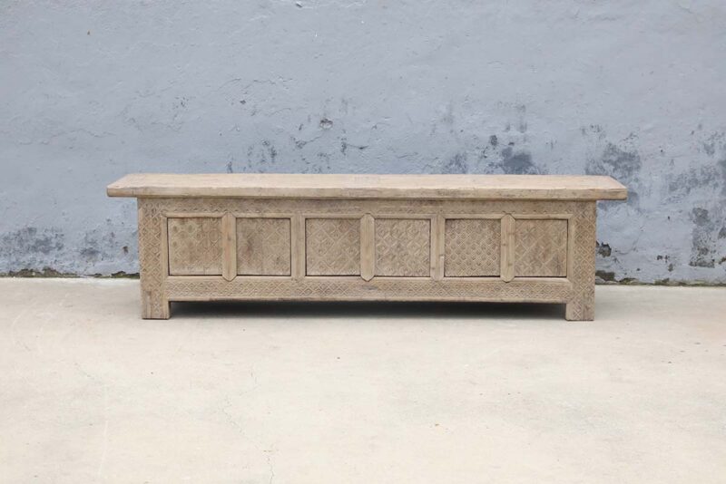 Carved TV cabinet