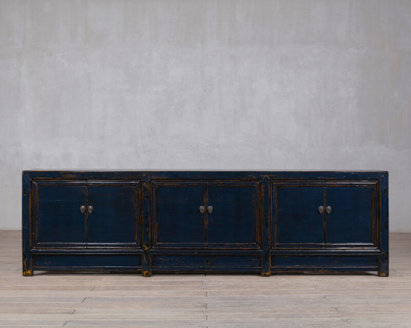 Vintage dressoir blauw