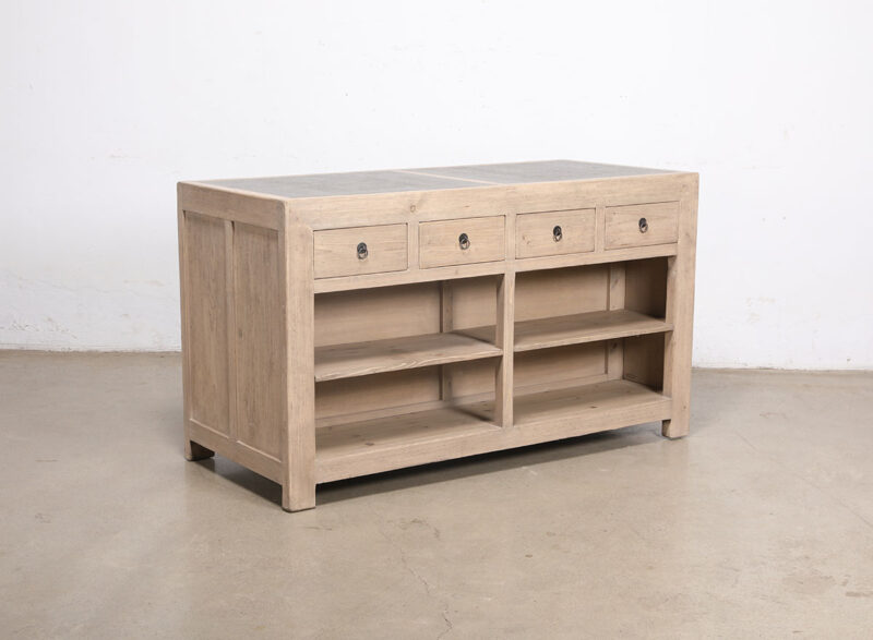 Elm kitchen unit
