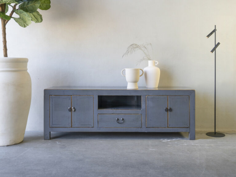 Laag TV Dressoir Jolie 180 ORIENTAL Lacquer Pigeon Grey