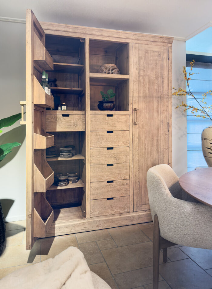 Cabinet 'Koelkast' Block Naturel