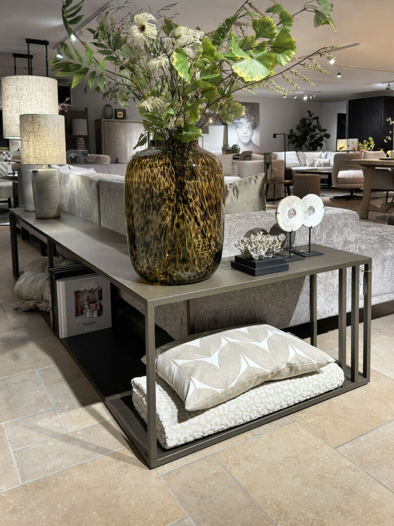 Sofa Buddy Metal Metallic Brown Left