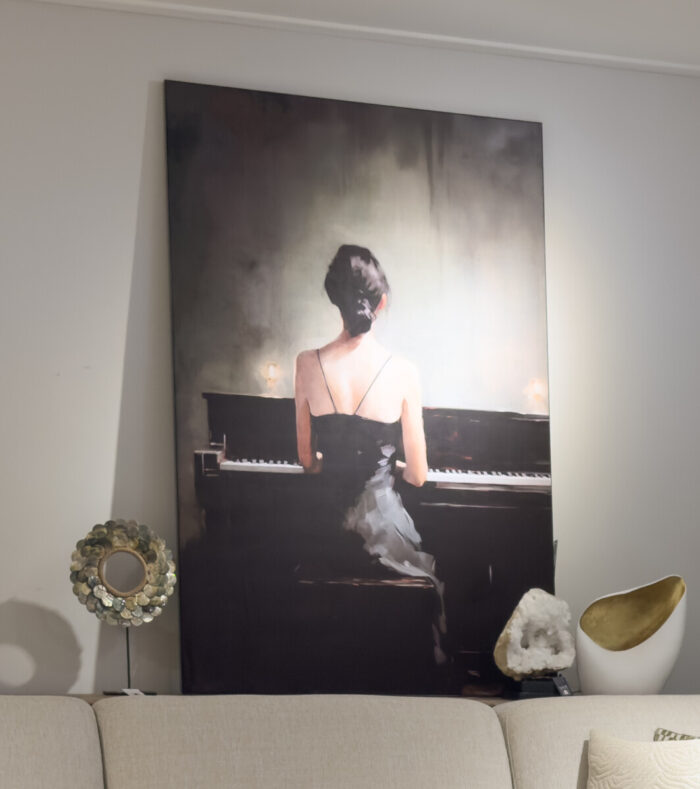 Kunstwerk Piano Girl