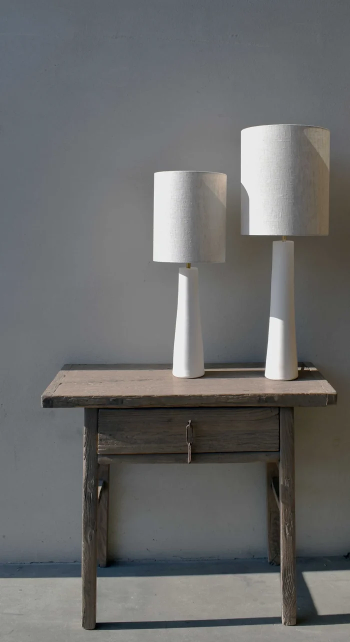 Tafellamp Fleur Chalk White