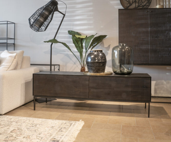 TV-meubel Grooves Teak 160