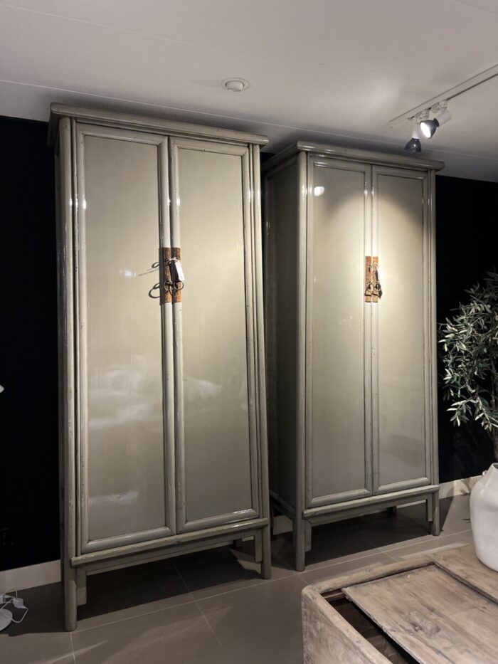 Cabinet Babs 106 ORIENTAL Lacquer Jade grijsgroen