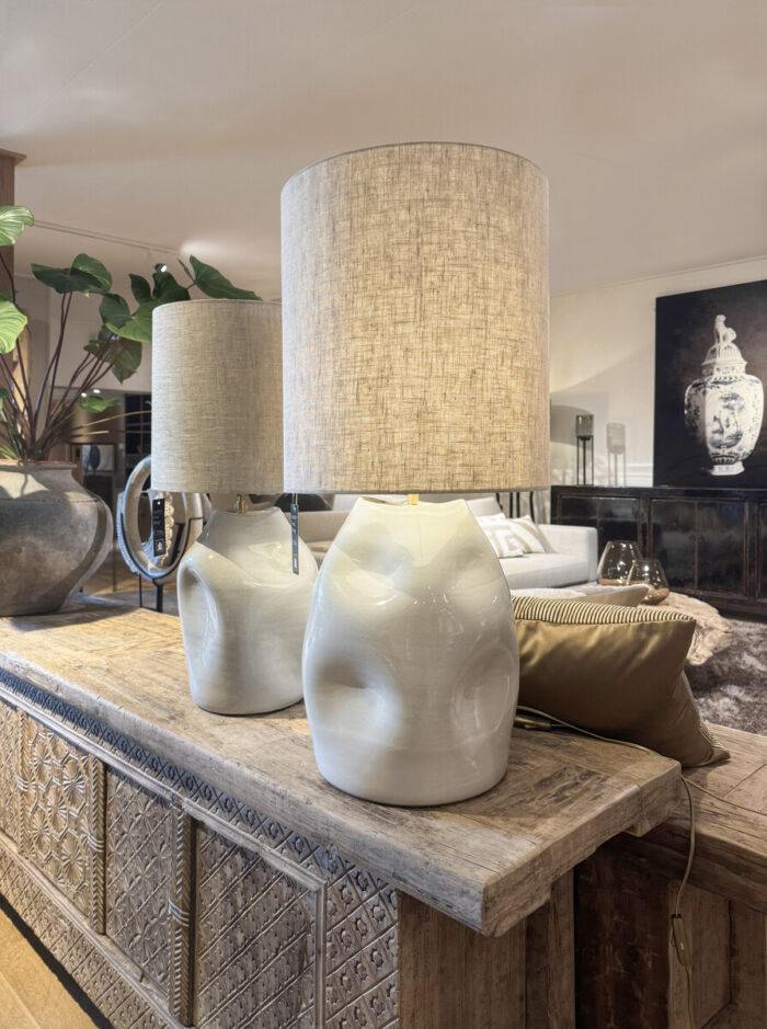 Tafellamp Deuk Vaas Off-white