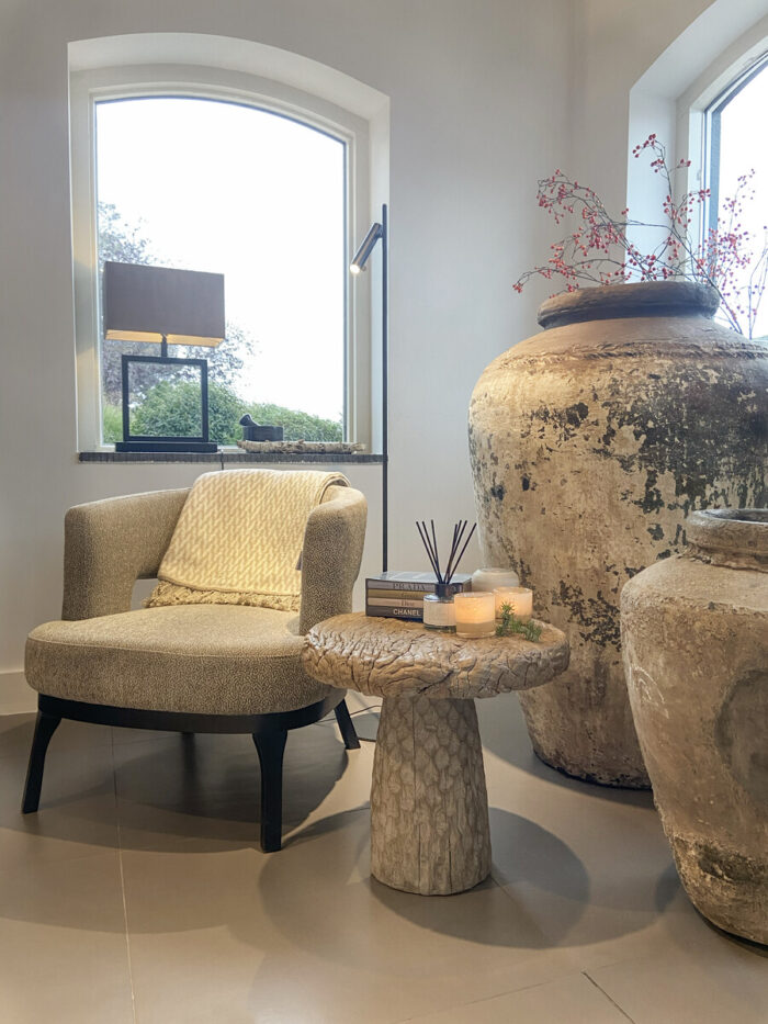 Bijzettafel Carved Dotted Mushroom