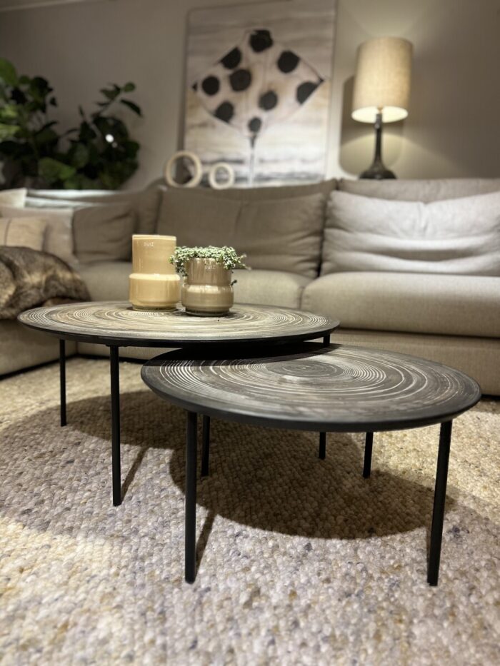 Ronde Bijzettafels Texture Center