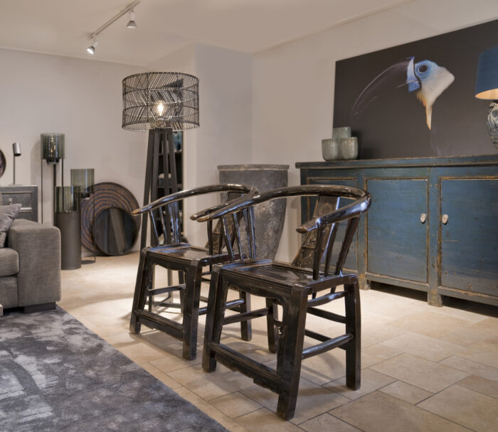 Antieke Chinese Bruidsstoelen Hoogglans