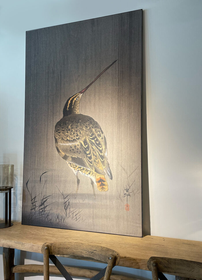 Kunstwerk Snip in de regen