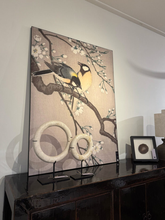 Kunstwerk Koolmezen op Bloesemtak