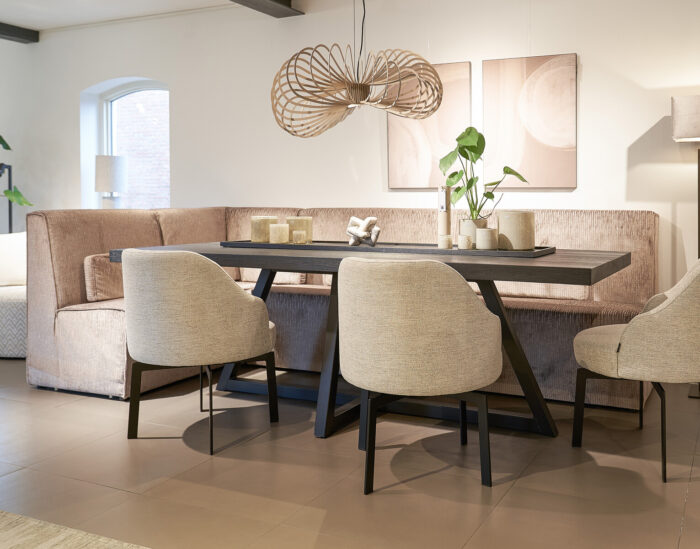 Eetkamer hoekbank Florance