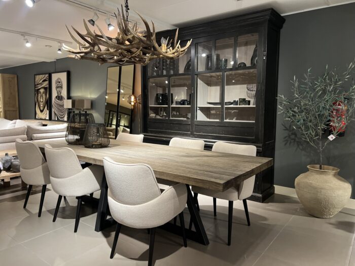 Tafelblad Sabina Diago In Rustiek Eiken Exclusief Poot